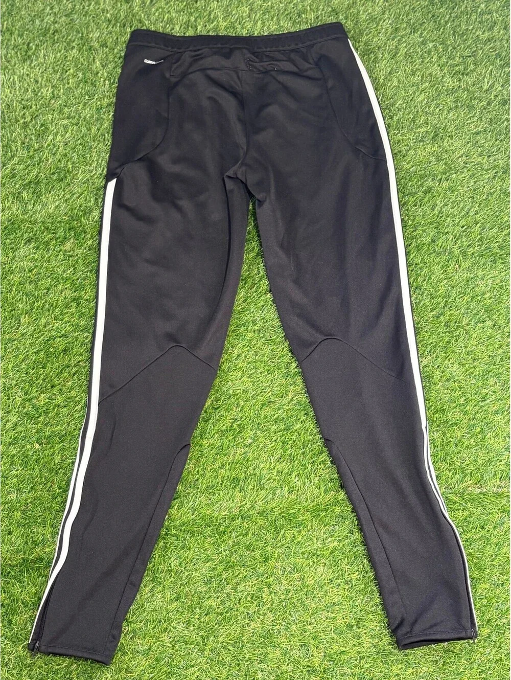 Vintage Adidas Climacool Track Pants Black Polyester Mens Size S